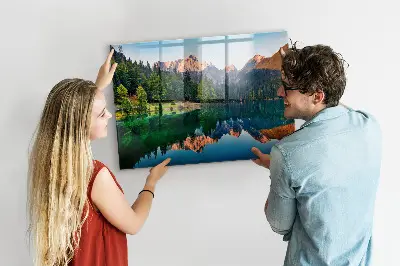 Magnet board Lake landscape