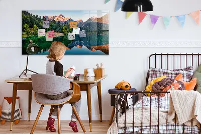 Magnet board Lake landscape
