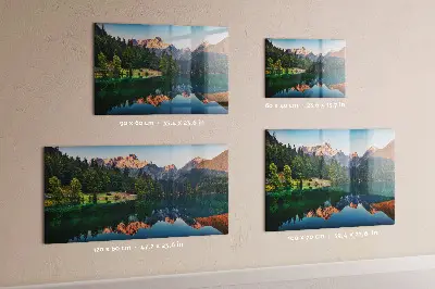 Magnet board Lake landscape
