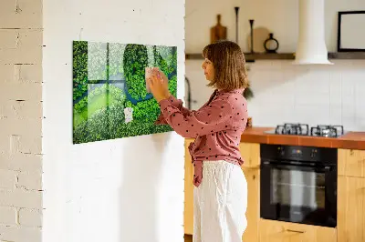 Magnet board River in the forest