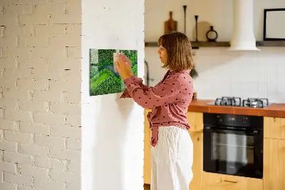 Magnet board River in the forest