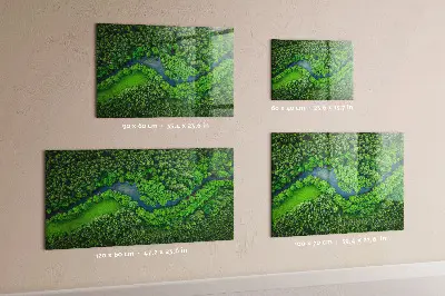 Magnet board River in the forest