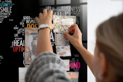 Magnetic World Map Wall Board