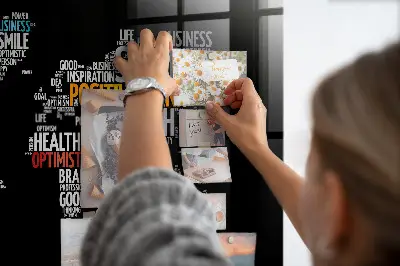 Magnetic World Map Wall Board