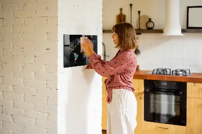 Magnetic World Map Wall Board