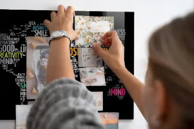 Magnetic World Map Wall Board