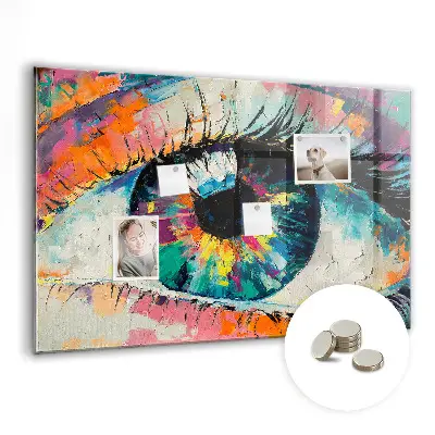 Human Eye Pupil Magnet Board