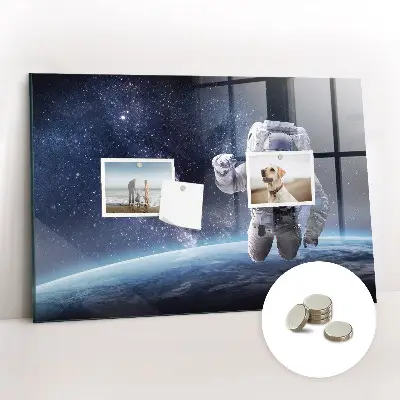 Magnetic wall board Astronaut