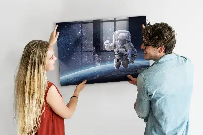 Magnetic wall board Astronaut