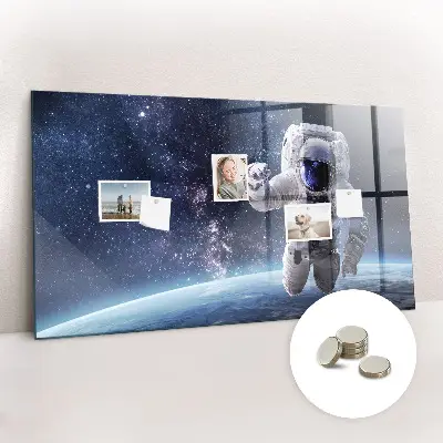 Magnetic wall board Astronaut