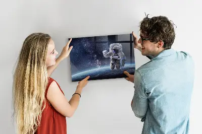 Astronaut magnetic wall board