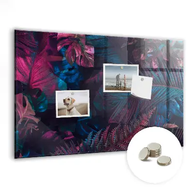 Magnet board Exotic flowers
