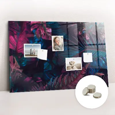 Magnet board Exotic flowers