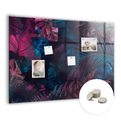 Magnet board Exotic flowers