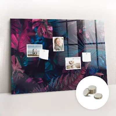 Magnet board Exotic flowers