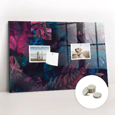 Magnet board Exotic flowers