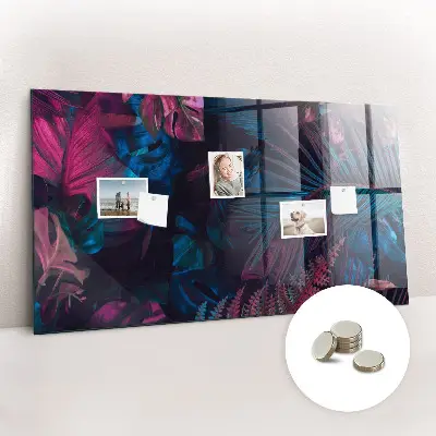 Magnet board Exotic flowers