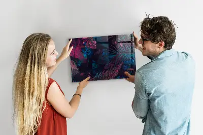 Magnet board Exotic flowers