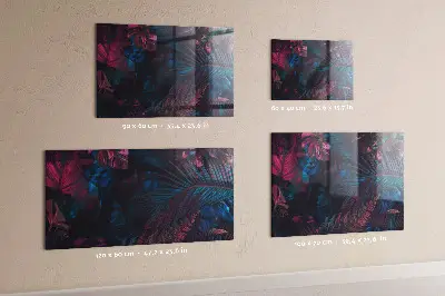 Magnet board Exotic flowers