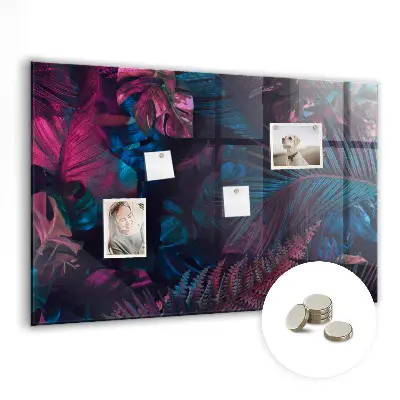 Magnet board Exotic flowers
