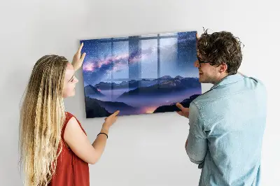 Magnetic wall board Milky Way