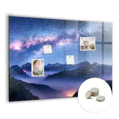 Milky Way magnetic wall board