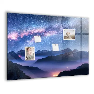 Magnetic wall board Milky Way