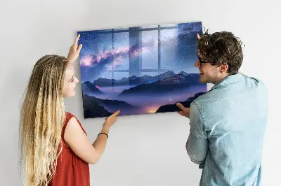 Magnetic wall board Milky Way