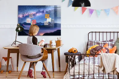 Magnetic wall board Milky Way