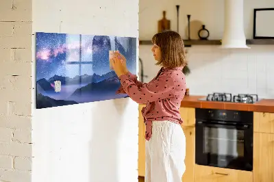 Magnetic wall board Milky Way