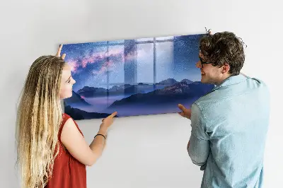 Milky Way magnetic wall board