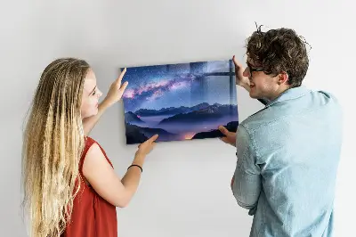 Magnetic wall board Milky Way