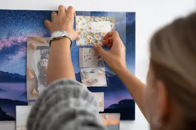Magnetic wall board Milky Way