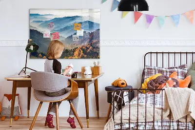 Magnet board Mountain landscape