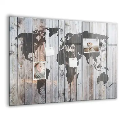 Magnet board The world on boards