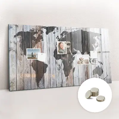 Magnet board The world on boards
