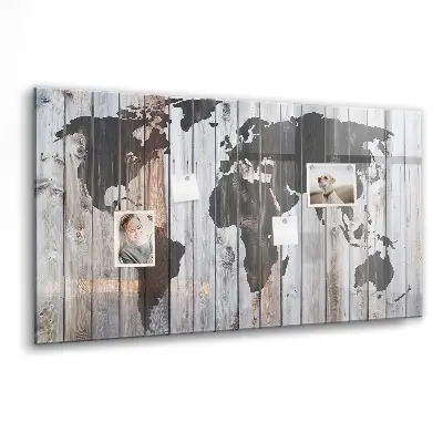 Magnet board The world on boards