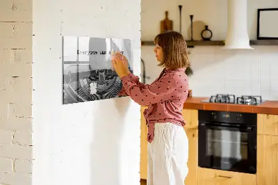 Magnetic glass dry erase board Everyone has a story