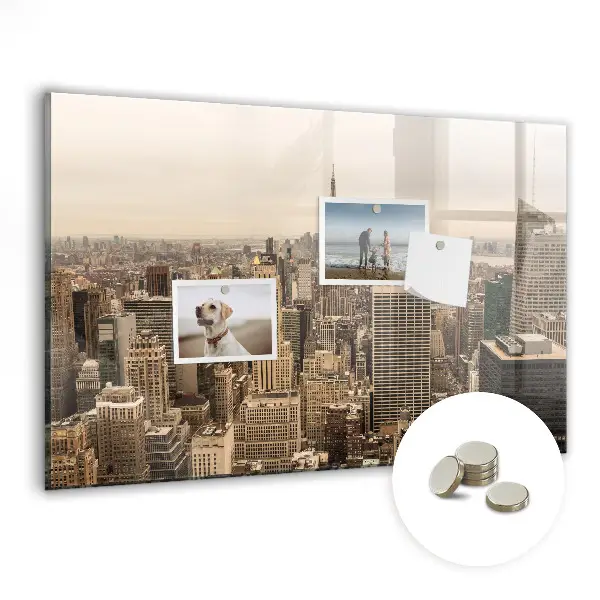 City Landscape Magnetic Wall Board