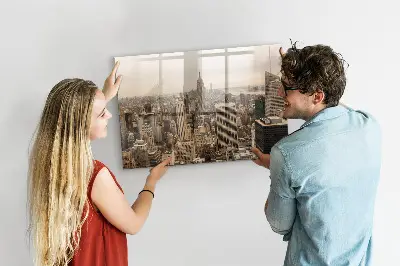City Landscape Magnetic Wall Board