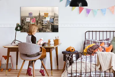 City Landscape Magnetic Wall Board
