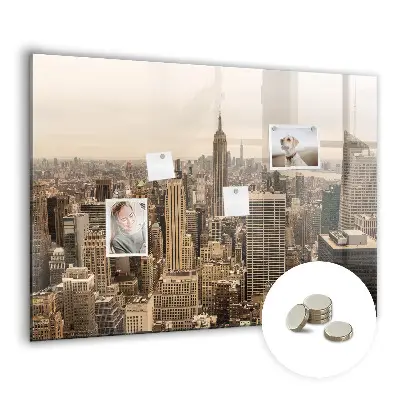 City Landscape Magnetic Wall Board
