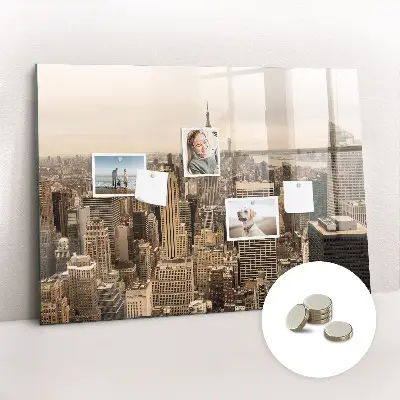 City Landscape Magnetic Wall Board