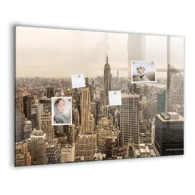City Landscape Magnetic Wall Board