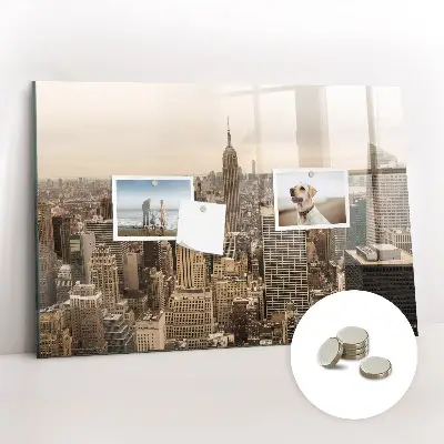 City Landscape Magnetic Wall Board