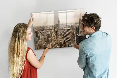 City Landscape Magnetic Wall Board