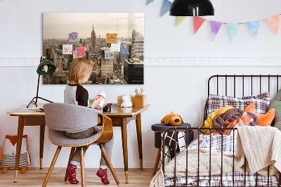 City Landscape Magnetic Wall Board
