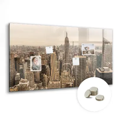 City Landscape Magnetic Wall Board