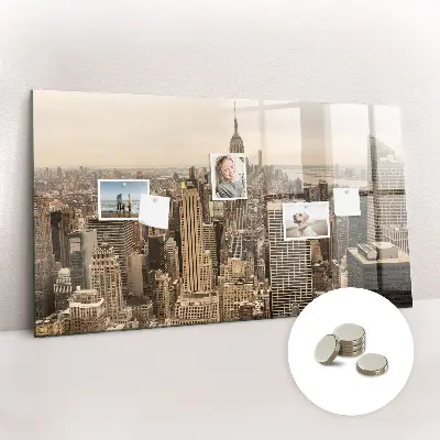 City Landscape Magnetic Wall Board
