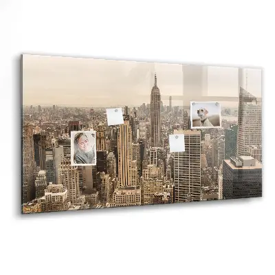 City Landscape Magnetic Wall Board